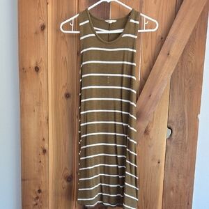 Madewell Olive Green Tank Dress